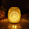 Brûleur de cire florale électrique brûleur dhuile essentielle bougie fondre cire chauffe-lumière décoration de la m