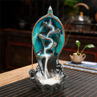 Brûleur de tour dencens de reflux de cascade porte-bâton dencens brûleur dencens dencens de fleur po