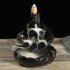 Brûleur en cône dencens de reflux de cendres Feng Shui Titulaire dencensoir Flux deau Accueil four parfum