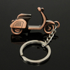 Bronze 3d moto scooter trousseau trousseau de clés pendentif classique