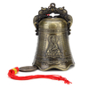 Bronze antique voiture de cloche suspendue cloches de sécurité et de paix pendentif voiture