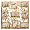 Bronze Floral Tenture Murale Collage Cadres Photo Image Affichage Décor Cadeau 6X4inch
