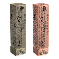 Bronze Rétro Creux Bouddhiste Brûleurs Dencens Tour Écritures Aromathérapie Encensoir Encens Boîte Décorations pour