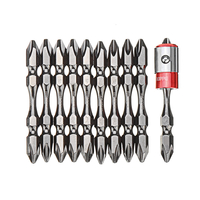 BROPPE 10 + 1 65mm PH2 S2 Embout de tournevis électrique à double tête magnétique en acier allié avec un anneau magnétiq
