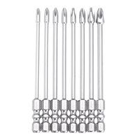 BROPPE 10 pièces 100mm Longueur embout de tournevis Phillips à impact embout de tournevis croisé à couple élevé S2 embou