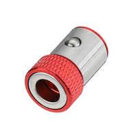 BROPPE 10 pièces 1/4 pouce tournevis amovible hexagonal anneau magnétique S2 attrape-vis en alliage pour embouts de tour