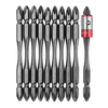 BROPPE 11 pièces 100mm PH2 S2 Jeu dembouts de tournevis électrique magnétique à Double tête en acier allié avec ann