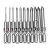 BROPPE 11 pièces 802 1.6-6.0mm embouts de tournevis croisés ensemble embouts de tournevis électrique à tige ronde 6mm