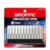 BROPPE 12 pièces S2 acier allié T5-T40 50mm embouts de tournevis Torx magnétique 1/4 pouce tige hexagonale