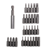 BROPPE 29 pièces S2 jeu dembouts de tournevis Phillips à fente Torx embouts de tournevis hexagonaux avec tige d&39