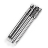 BROPPE 4pcs 100mm magnétique 3.0-6.0mm tête plate fendue tournevis Embouts