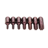 Broppe 7 pièces T20-55 30mm embout de tournevis Torx magnétique S2 acier 10mm tige hexagonale pour tournevis à percussio
