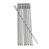 Broppe 9pcs 200mm embouts de tournevis à tête hexagonale longue magnétique