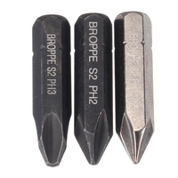 BROPPE Embouts de tournevis à percussion 3pcs Embouts de tournevis à percussion 8mm Hex 36mm