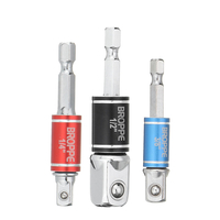 BROPPE 3 Pcs Puissance Tournevis Extension Bar Adaptateur 1/4 Pouce Hex Shank Driver Socket Bit avec Rotating Color Circ