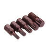 Broppe 5pcs M5-M12 30mm Étoile Tournevis Bit 10mm Hex Shank pour tournevis à percussion