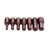 Broppe 7pcs H4-H12 30mm Hex Tournevis H4 / H5/H6/H7/H8/H10 / H12 10mm Hex Shank