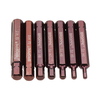Broppe 7pcs H4-H12 75mm Hex Tournevis Bit 10mm Hex Tige pour Tournevis à Impact