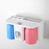 Brosse à dents dentifrice porte gobelet salle de bains accessoires étagère rack organisateur automatique dentifrice extr