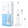 Brosse à dents électrique Brosses à dents rechargeables USB étanches 5 Modes Brosse à dents de blanchiment réglable