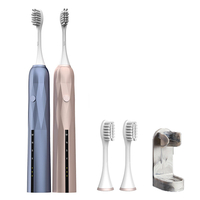 Brosse à dents électrique IP67 Brosse à dents sonique étanche Rechargeable USB 4 Modes Brosse à dents automatique réglab