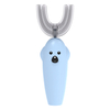Brosse à dents électrique pour enfants en forme de U ultrasonique automatique à 360 ° IPX7 brosse à dents étanche pour 2