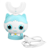 Brosse à dents électrique sonique à 360 degrés en forme de U pour enfants IPX7 étanche 3 modes nettoyant de dents à ultr