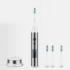 Brosse à dents électrique sonique adulte IPX7 support de chargeur écran couleur brosse à dents charge rapide avec 3 tête