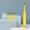 Brosse à dents électrique sonique améliorée adulte IPX7 brosse à dents rechargeable USB étanche avec 4 têtes de brosse p