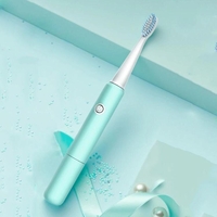 Brosse à dents électrique sonique hommes femmes ménage adulte non Rechargeable Soft poils brosse à dents étanche entière