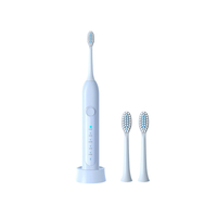 Brosse à dents électrique sonique ultrasonique 5 modes réglable USB rechargeable IPX6 étanche Soft brosse à dents ensemb