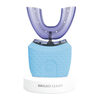 Brosse à dents électrique ultrasonique de type U imperméable automatique à 360 ° 3 modes + base de charge
