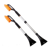 Brosse à neige rétractable multifonction de 102 cm avec grattoir à glace outil de pelle de déneigement de voiture de jar