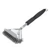 Brosse de grattoir doutil de brosse de gril sans poils de 18 pouces en acier inoxydable pour nettoyer le barbecue