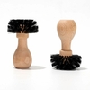 Brosse de nettoyage de bol de poudre de 58mm pour la poignée en bois de café de machine à café despresso