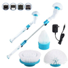 Brosse de nettoyage électrique Brosse de nettoyage de charge sans fil Brosse rotative à manche long