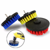 Brosse de nettoyage électrique de brosse de foret rouge / jaune / bleu de 5 pouces pour lenlèvement de la poussière