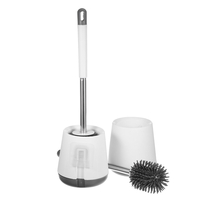 Brosse de toilette Brosse de nettoyage de base murale sur pied pour toilette Outil de nettoyage domestique Accessoires d