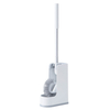 Brosse de toilette en silicone Soft Porte-brosse de toilette mural en poils de salle de bain Outil propre