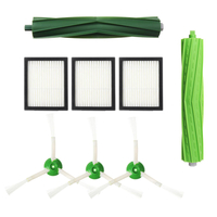 Brosse latérale et brosses de filtre et de rouleau 8pcs pour laspirateur iRobot E5 E6 i7 +