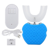 Brosse à dents électrique sonique à 360 ° USB Rechargeable IPX7 brosse en silicone de blanchiment des dents étanche