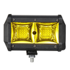 Brouillard de faisceau de tache de guide optique de travail de phare de 100W 18LED 3000K / lampe de conduite orange pour