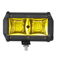 Brouillard de faisceau de tache de guide optique de travail de phare de 100W 18LED 3000K / lampe de conduite orange pour