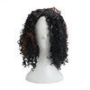 Brésilien noir brun cheveux ondulés profonde bouclés dentelle avant pleine perruque