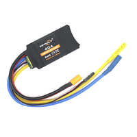 Brushed Double Way 40A 2-6S 6.-25V Esc 4.0mm Banana Plug For Rc Car Boat Vehicle Models High Power Motor Silence Go Forw