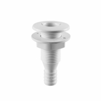 BSET MATEL 1 pouce Nylon En Plastique Par La Coque Prise De Raccord De Cale Pour Pompe De Cale Aérateur Tuyau de Bateau