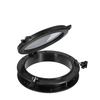 BSET MATEL 196mm Bateau de plaisance marine noir RV ABS Hachures Rondes Remplacement Fenêtre Port Trou