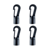 BSET MATEL 4 pièces Kayak boucle en plastique élastique choc cravate cordon crochet connexion rapide borne de corde extr