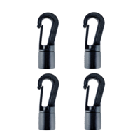 BSET MATEL 4 pièces Kayak boucle en plastique élastique choc cravate cordon crochet connexion rapide borne de corde extr