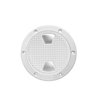 BSET MATEL 4Inch Inspection Deck Plate Hatch Marine Bateau Yacht Couverture Détachable En Plastique RV En Plastique